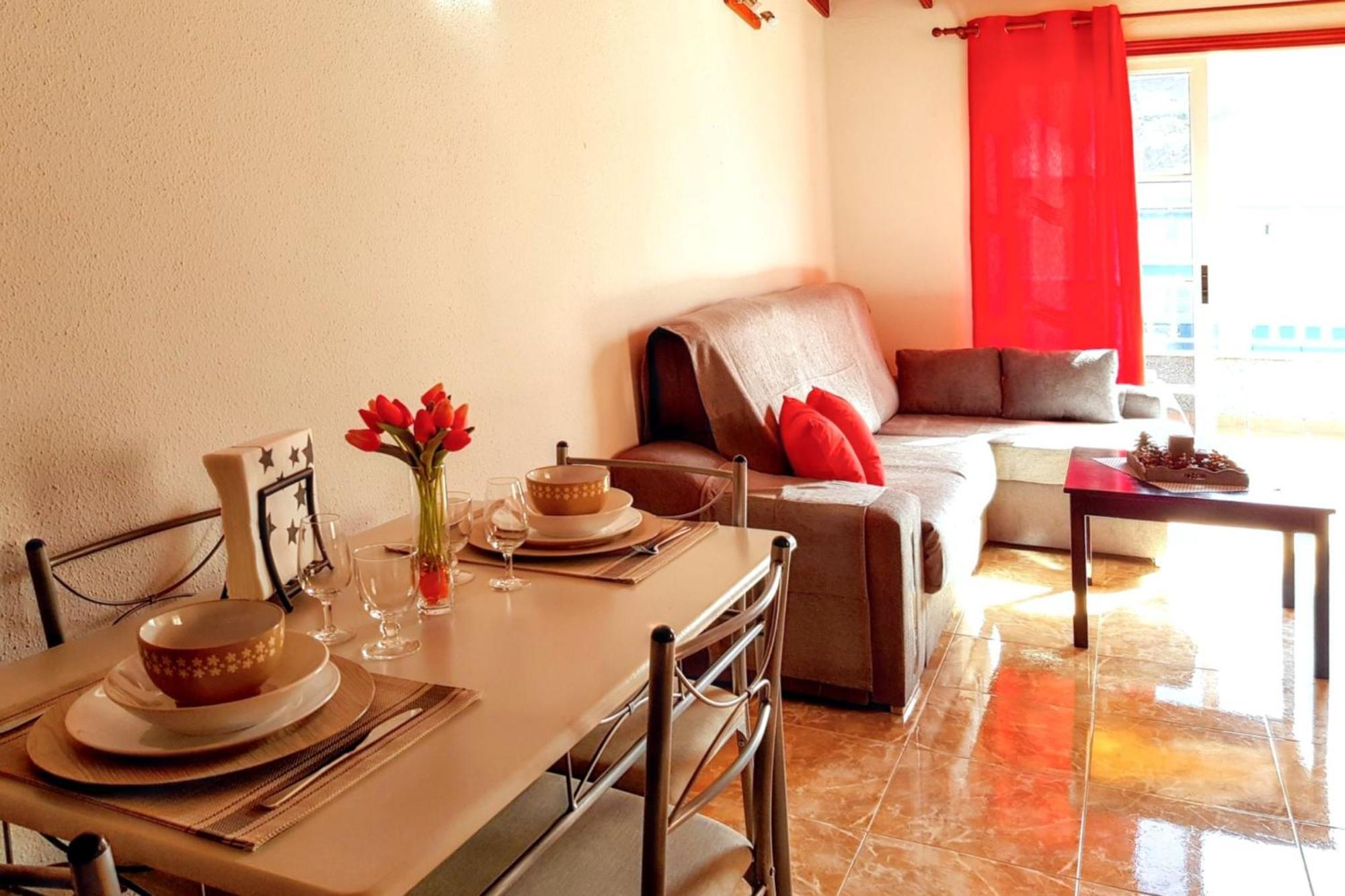 Modern Apartment In Puerto De Santiago - 65 Sqm - Mountain View Exteriör bild